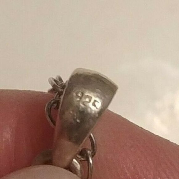 Vintage Sterling Silver Button Celtic Knot Necklace & Earring Set - Picture 6 of 6